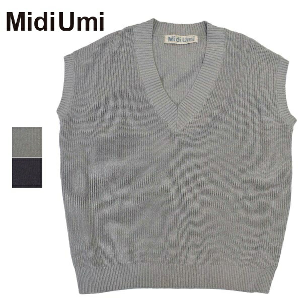 レディース MidiUmi ミディウミ より良い 絹地 綿織物より良い ティーシャツより良い 編み物より良い 1-72908041