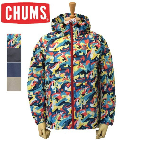 メンズ　CHUMS　チャムス　Ladybug Jacket パーカー　ジャケット コンパクト収納　CH04-1349
