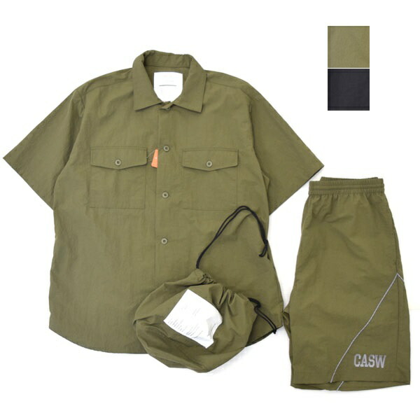 メンズ California Sportswear 黄金州運動競技御召しもの セットアップ 半袖プルオーバー 二分の一ズボン下 合切袋付 3点仕掛ける PTU SS SETUP CAS-000-241008