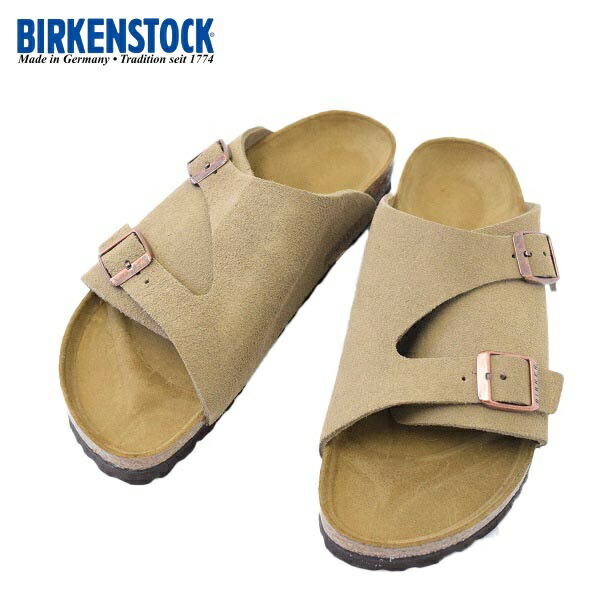 レディース BIRKEN STOCK ビルケンシュトック ZURICH  チューリッヒ スウェードレザー ナローフィット Taupe 50463