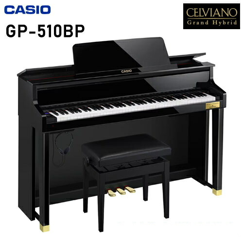 楽天市場】CASIO GP-510BP カシオ 電子ピアノ 木製鍵盤 3年保証 