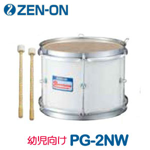 11211円 ランキングTOP10 ZEN-ON ゼンオン マーチング テナー ドラム バンビーナ PGシリーズ PG-2NW ピュアホワイト