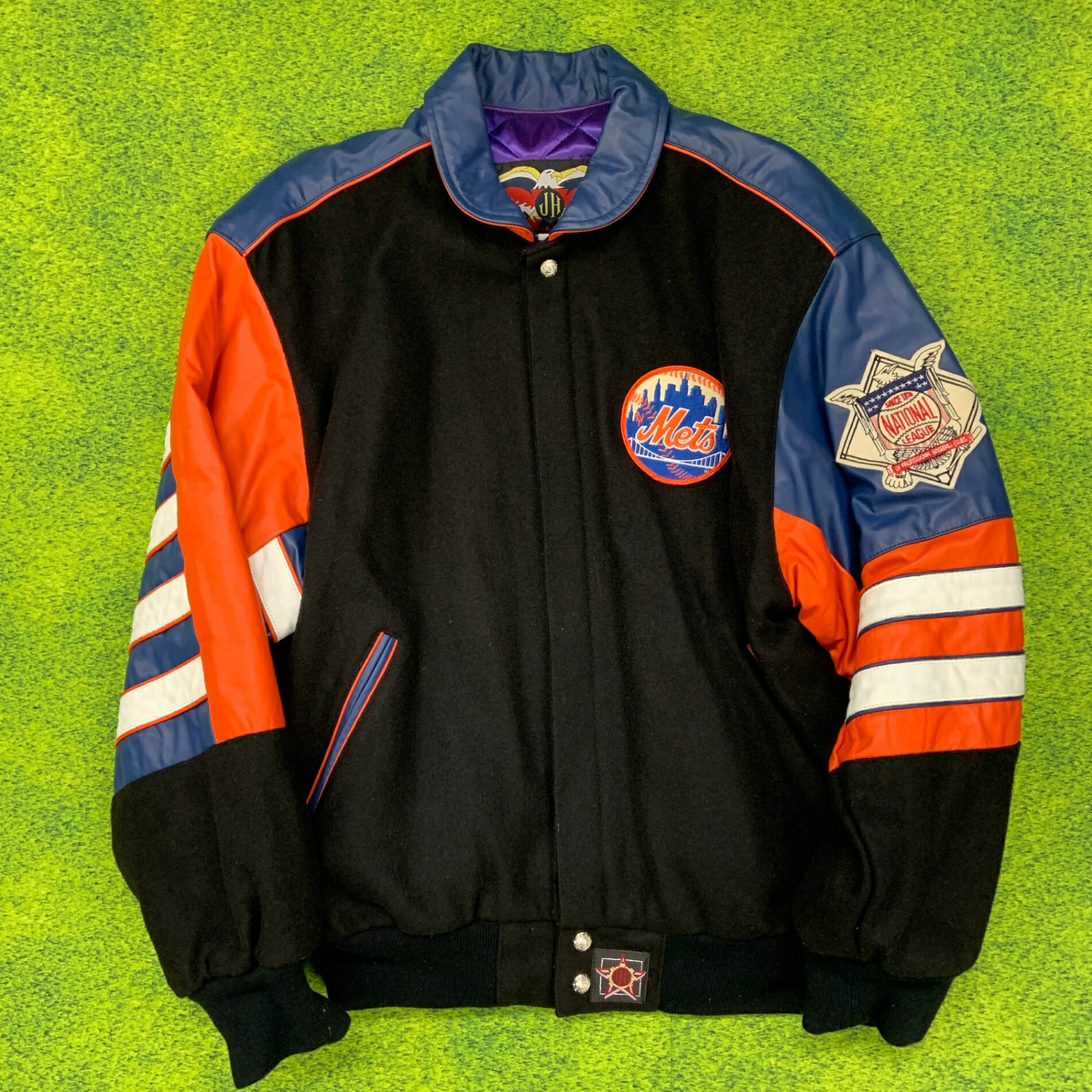 楽天市場】JEFF HAMILTON NBA COLLAGE WOOL & LEATHER JACKET NBA-101