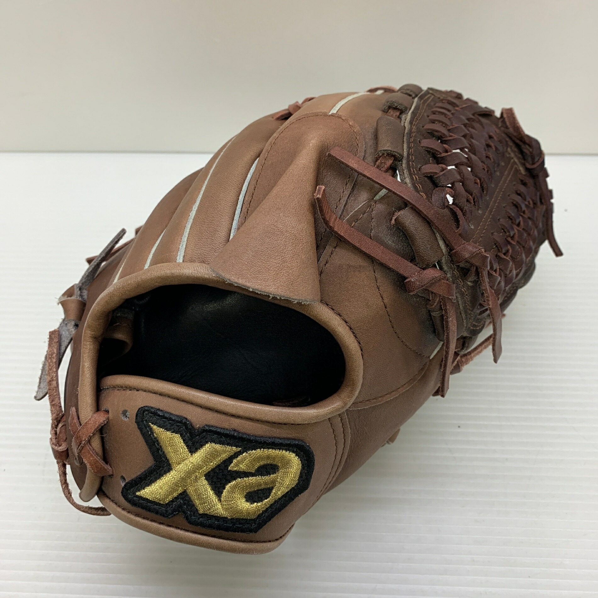 ザナックス Xanax  軟式 成年者 原則として ピッチャー用 地球儀 水さし グローヴ 右投げ BRG-1120 中古品  ベイスボール 7620