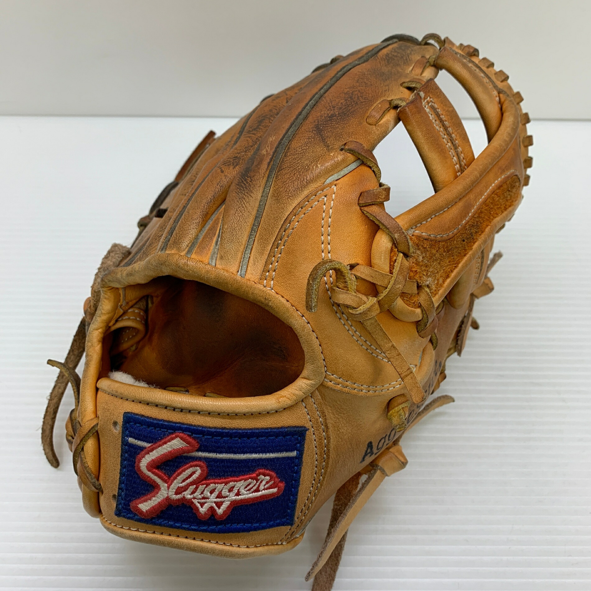 久保田強打者 KUBOTA SLUGGER  軟式 成年者 原則として 内野手手用 地球儀 グローヴ 右投げ KSN-24MS 中古品  ベイスボール 7624