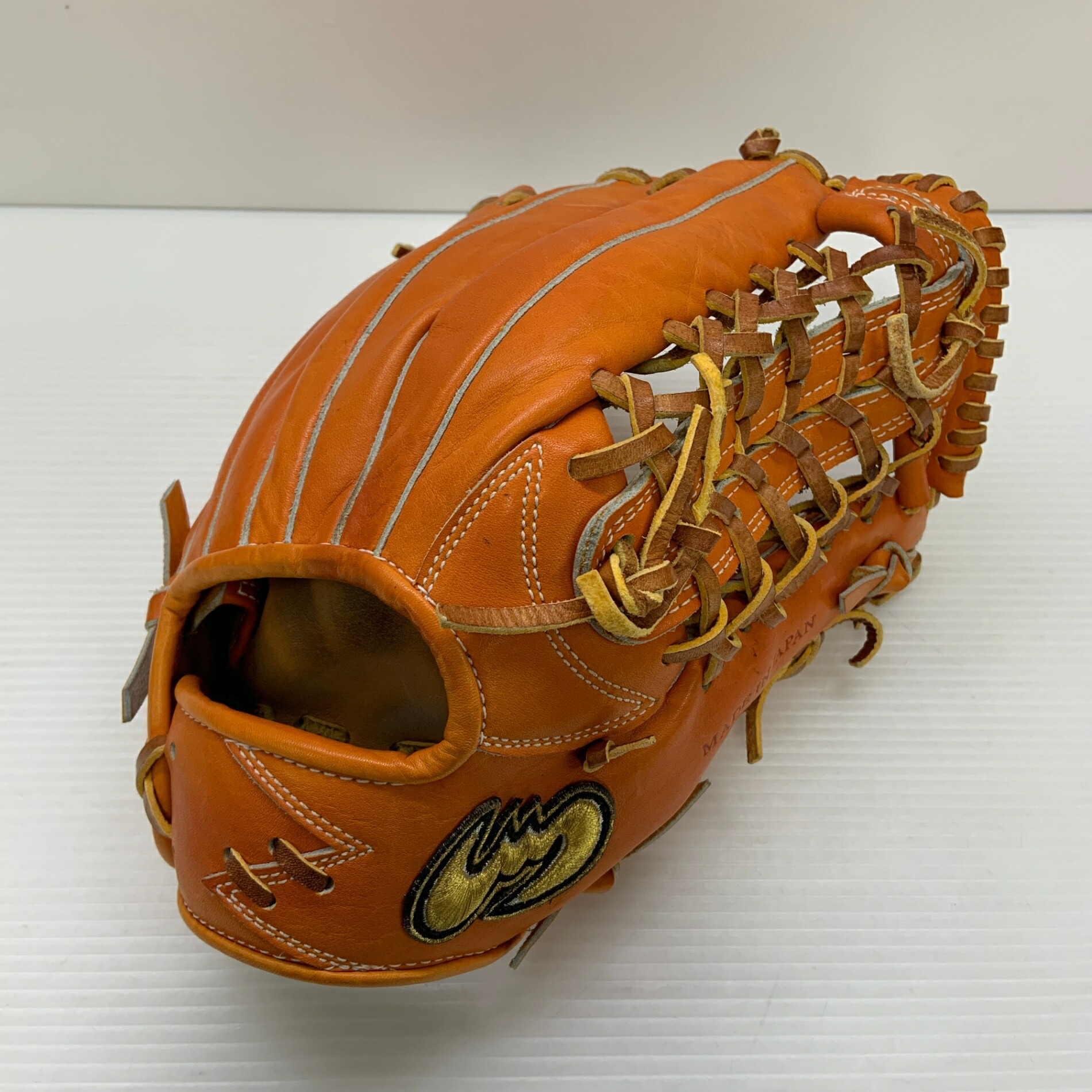 ジームス Zeems  軟式 成年者 原則として 外野手手用 地球儀 グローヴ 右投げ SV-510GGN 中古品  ベイスボール 8054