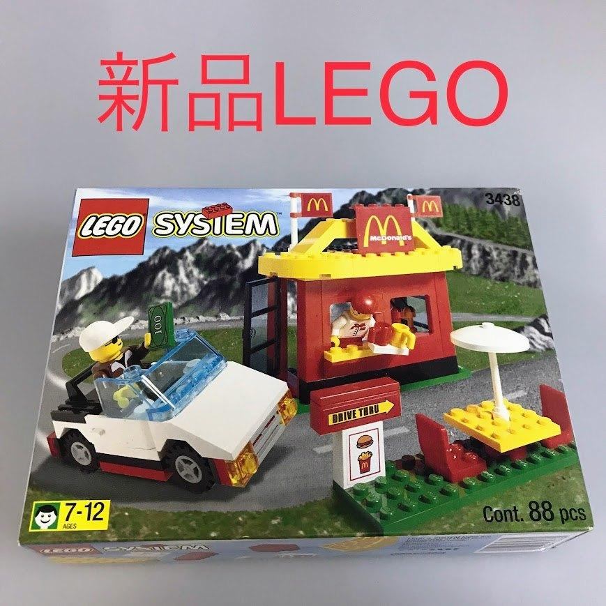 定め事品 新品未開封 LEGO レゴ SYSTEM 取り合わせ 3438 マクドナルド 廃盤品 レア 滅多に無い DB-DH-230-A2 ※オールドレゴ ミニフィグ レトロ 手あそび 372