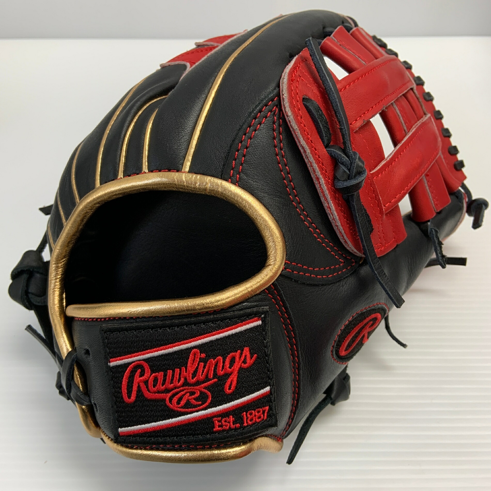 ローリングス Rawlings HOH 軟式 成年者 原則として オールラウンド 地球儀 グローヴ 右投げ GR4FHOTN65 中古品  ベイスボール 8332