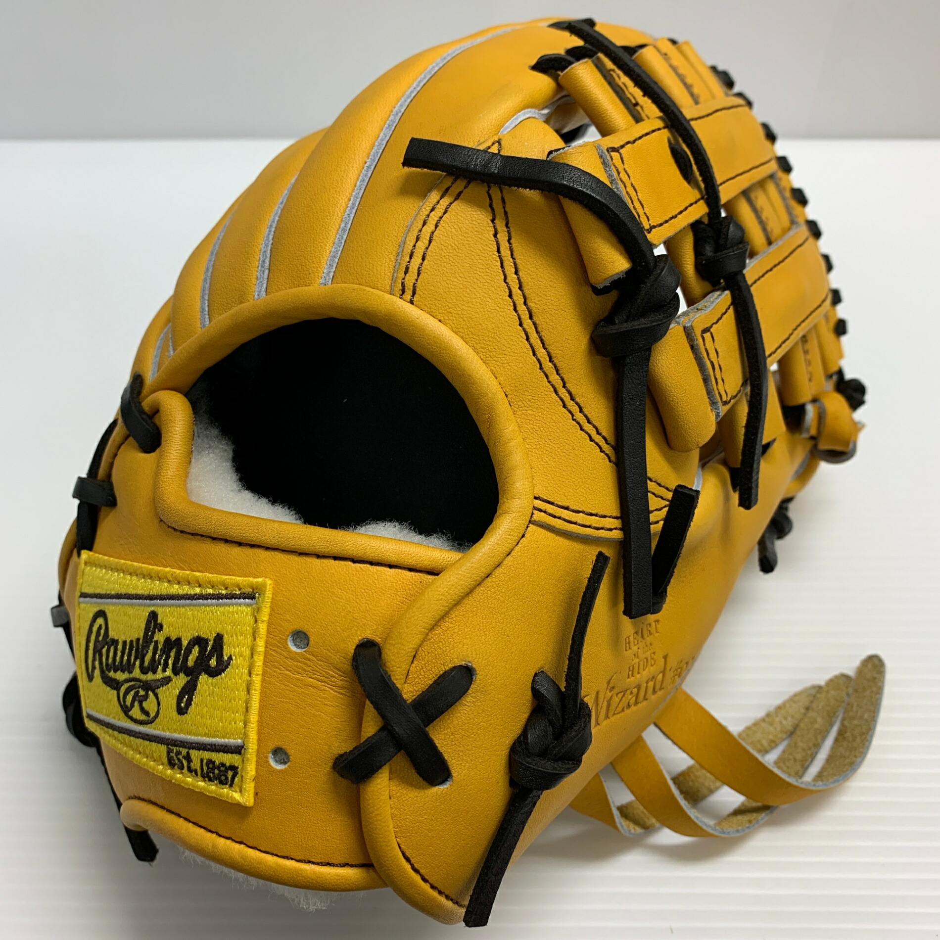 ローリングス Rawlings HOH GR5HW2B87MG 軟式 成年者 原則として 外野手手用 地球儀 グローヴ 右投げ  中古品  ベイスボール 8393
