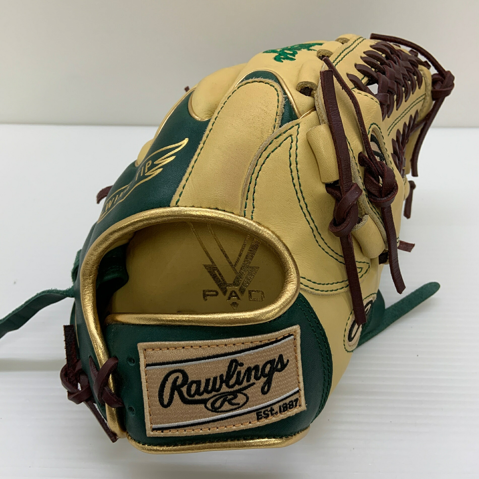 ローリングス Rawlings GR2HTCN55W 軟式 成年者 原則として オールラウンド 地球儀 グローヴ 右投げ  中古品  ベイスボール 8564