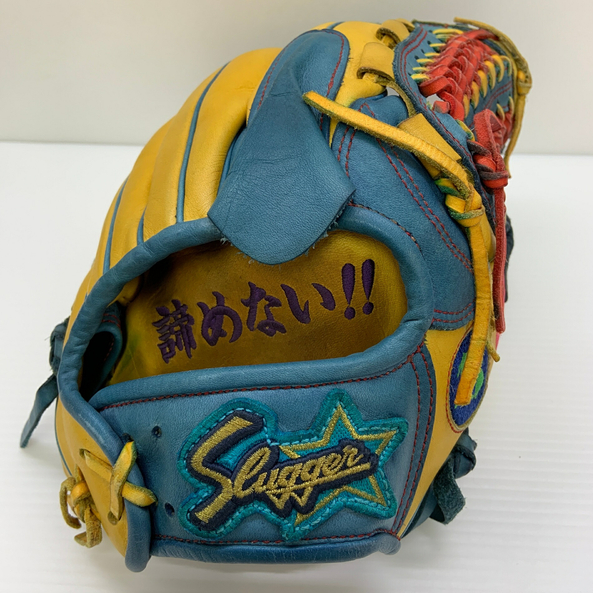 久保田強打者 KUBOTA SLUGGER  軟式 成年者 原則として ピッチャー用 地球儀 水差し グローヴ 右投げ 購入注文 中古品  ベイスボール 8640