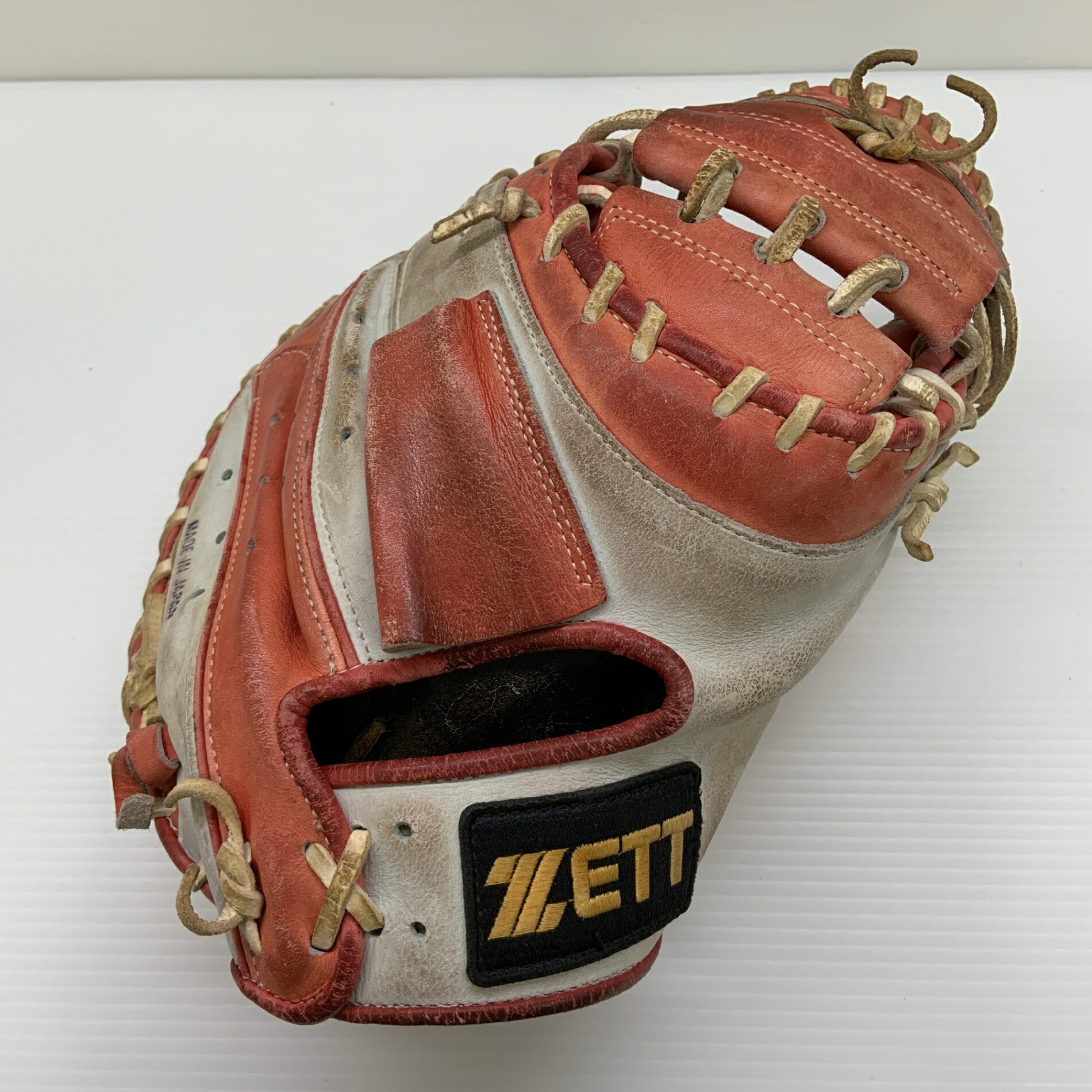 ゼット ZETT プロステイタス PROSTATUS BRCA31912 軟式 大人 一般 キャッチャーミット 捕手 グローブ グラブ 右投げ 中古品 野球 8659｜ピンチヒッター