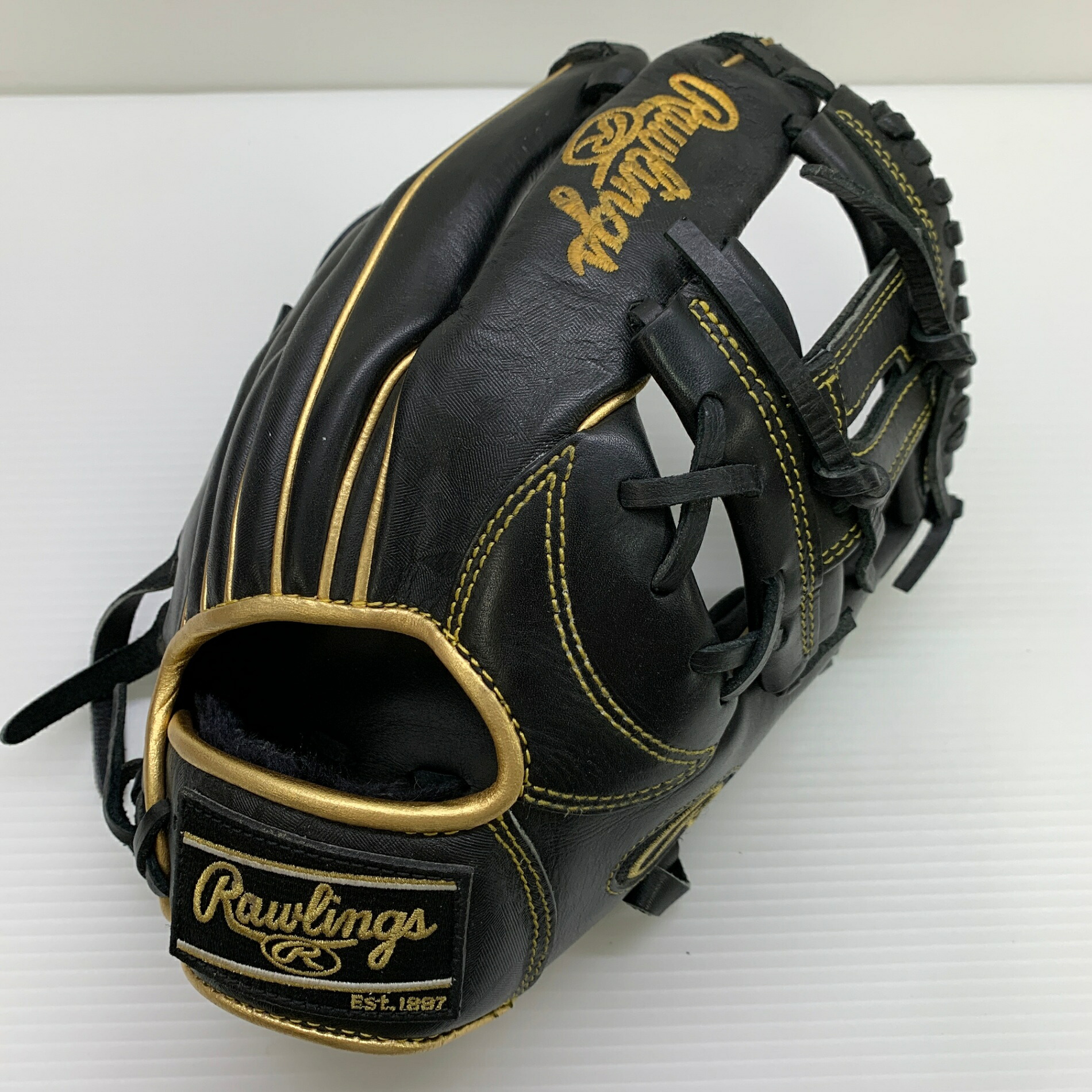 ローリングス Rawlings HOH GR9HCN62 軟式 成年者 原則として 内野手手用 地球儀 グローヴ 右投げ  中古品  ベイスボール 8684