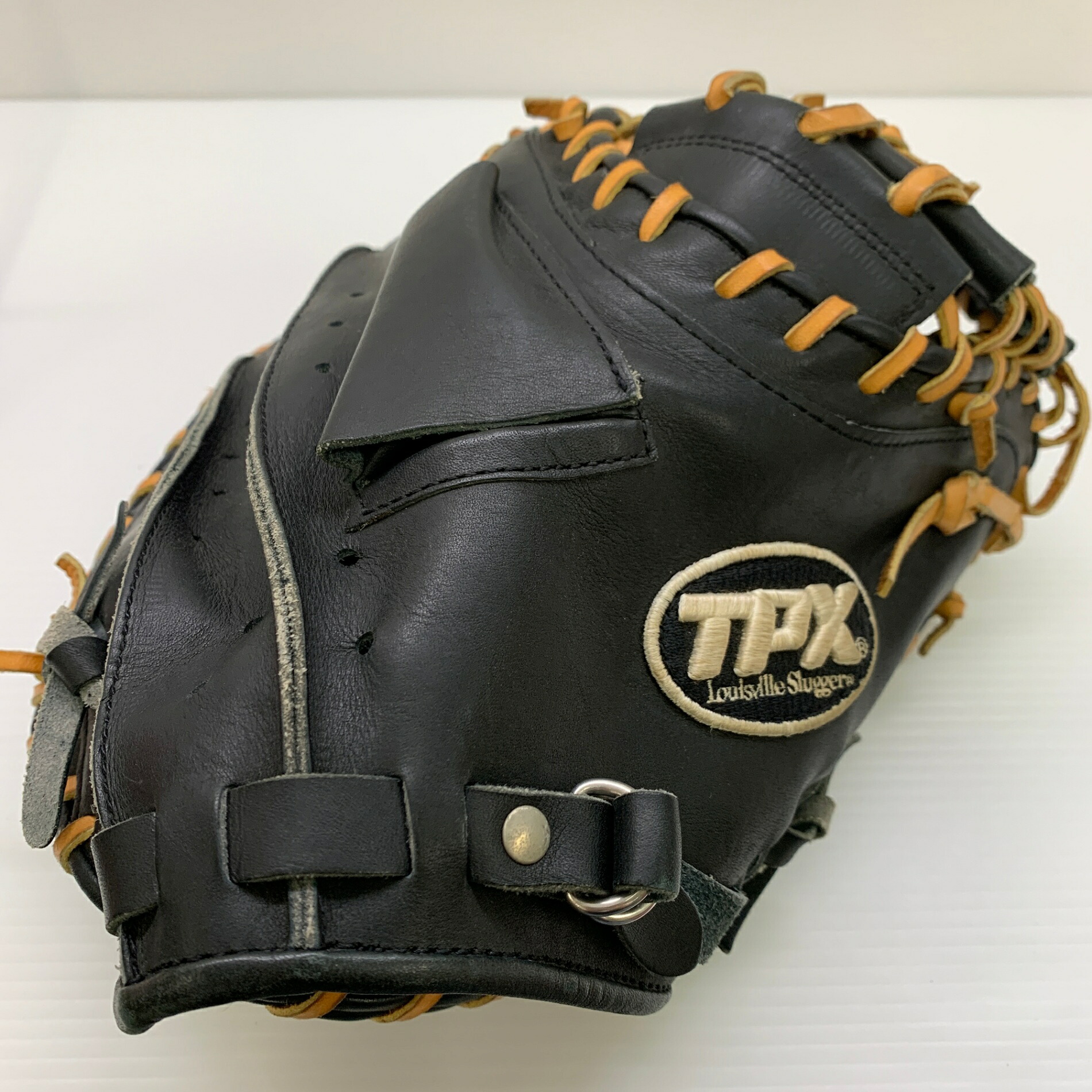 ルイスビルスラッガー Louisville Slugger LEM512 軟式 成年者 原則として 捕手グローブ キャッチャー 地球儀 グローブ 右投げ  中古品  ベイスボール 8766