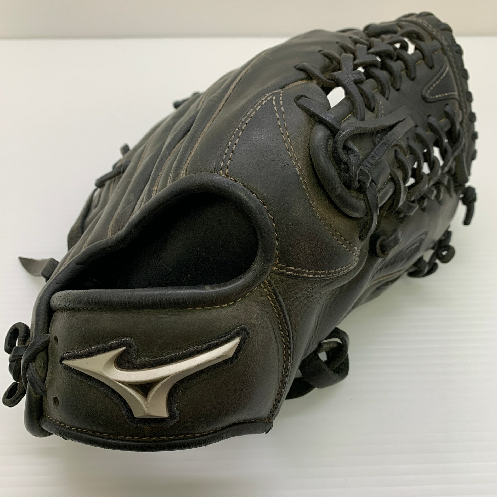 ミズノ MIZUNO 1AJGY99117 御坊さん軟式 ちびっ子 外野手手用 地球儀 グローヴ 右投げ  中古品  ベイスボール 8773
