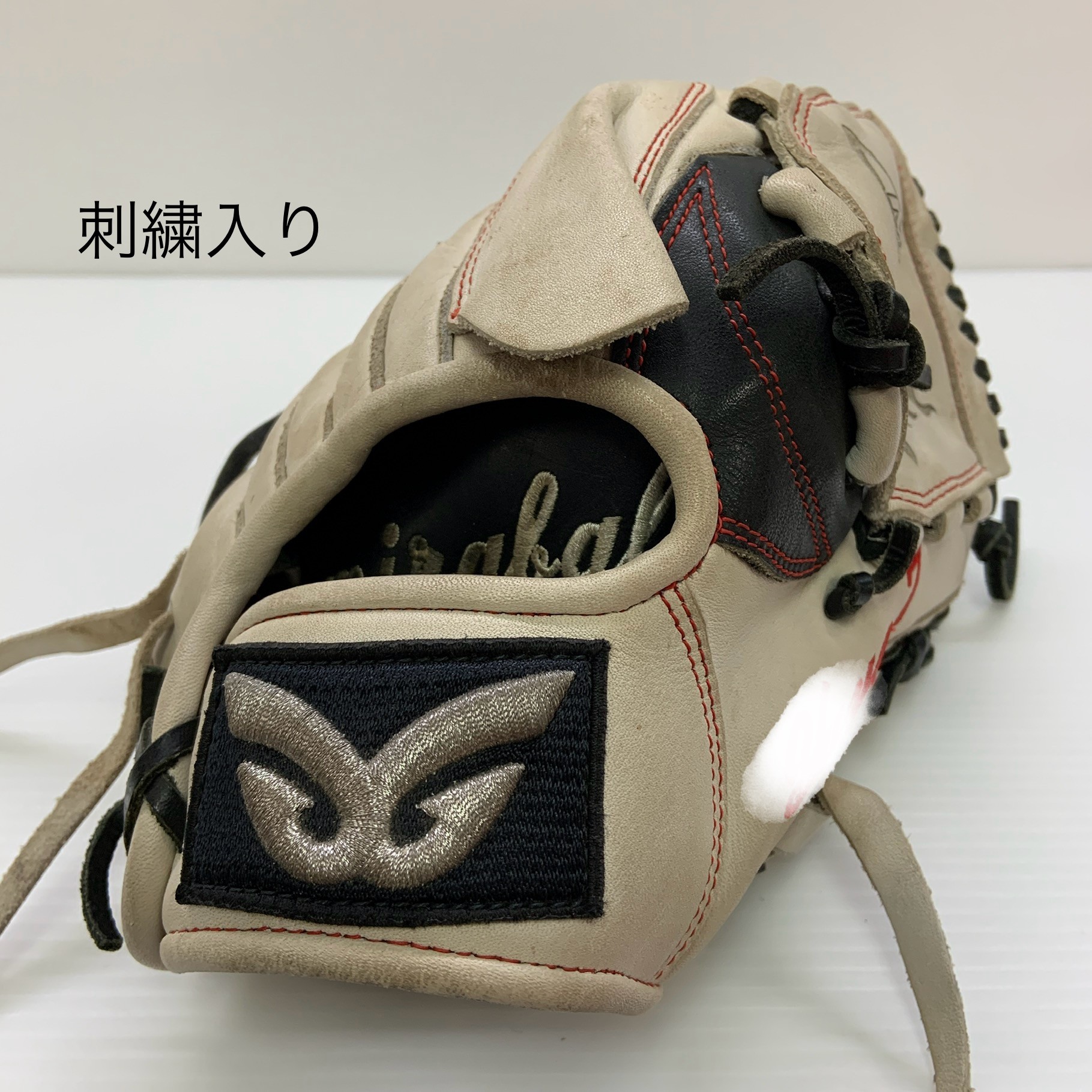 グロム GLOM  軟式 成年者 原則として ピッチャー用 地球儀 水差し グローヴ 右投げ  中古品  ベイスボール 8783