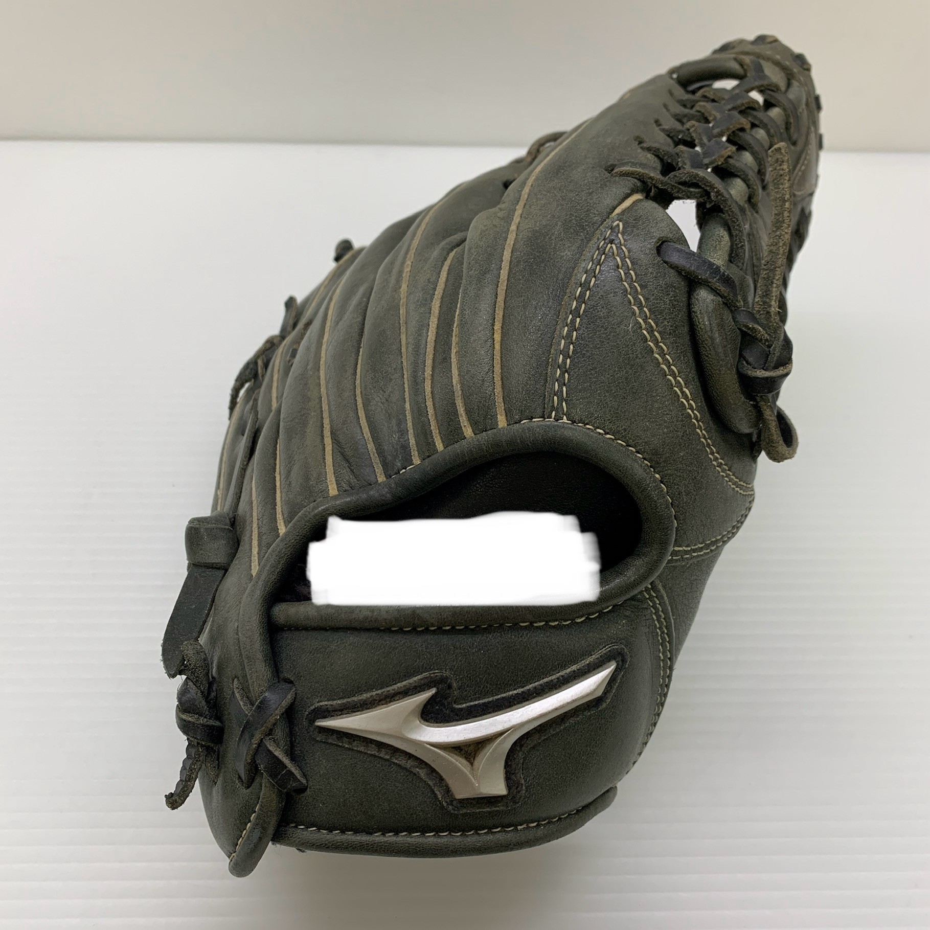 ミズノ MIZUNO PT0619 99107-M 御坊さん軟式 小わっぱ 内野手手用 地球儀 グローブ 右投げ  中古品  ベイスボール 8869
