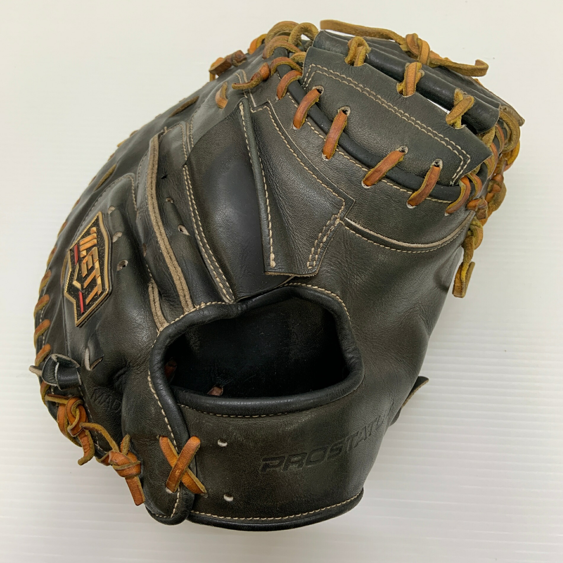 ゼット ZETT プロステイタス PROSTATUS 硬式 大人 一般 キャッチャーミット 捕手 グローブ グラブ 右投げ 中古品 野球 9073|ピンチヒッター
