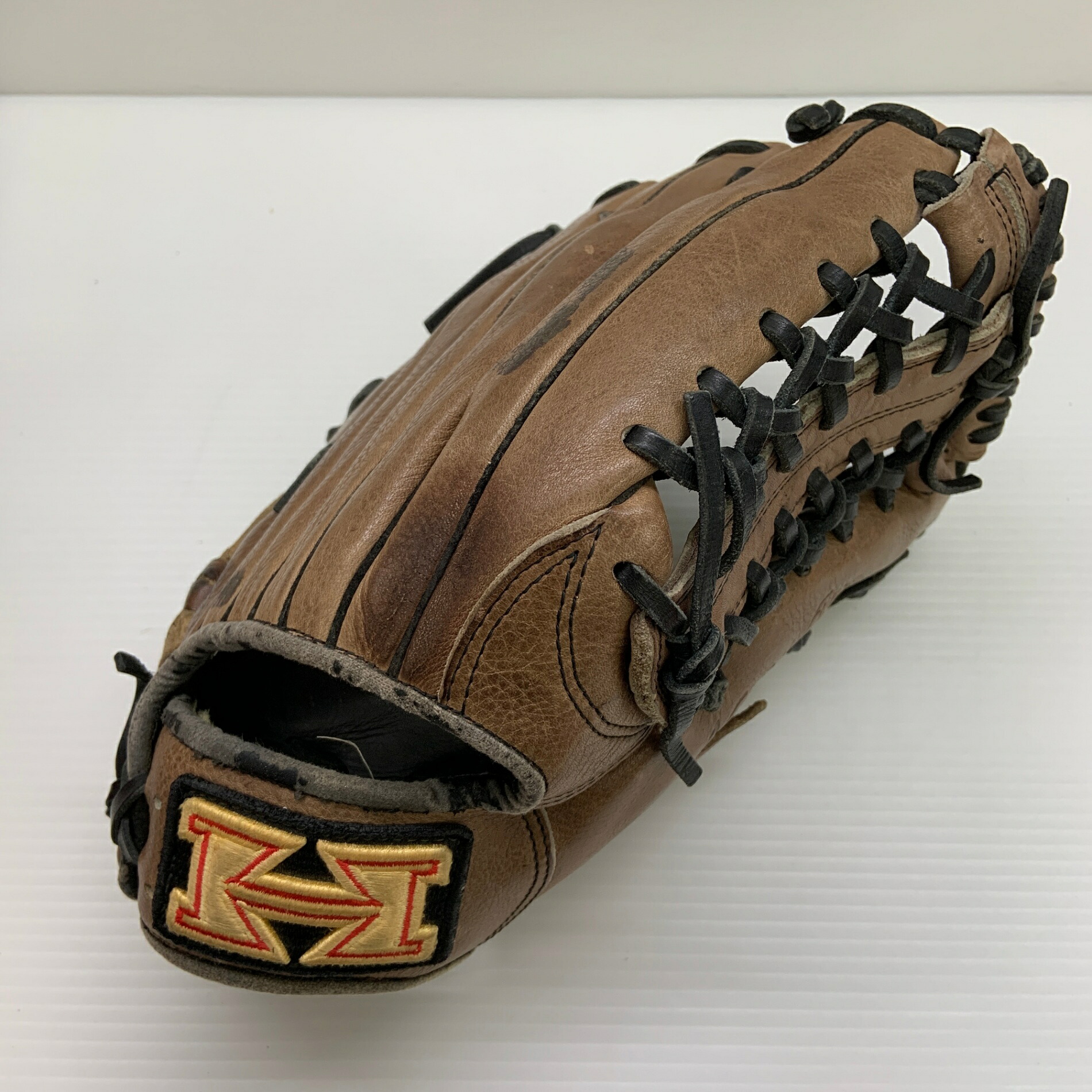 ハイゴールド HI-GOLD 軟式 大人 一般 内野手用 グローブ グラブ 右投げ オーダー 中古品 野球 9173｜ピンチヒッター