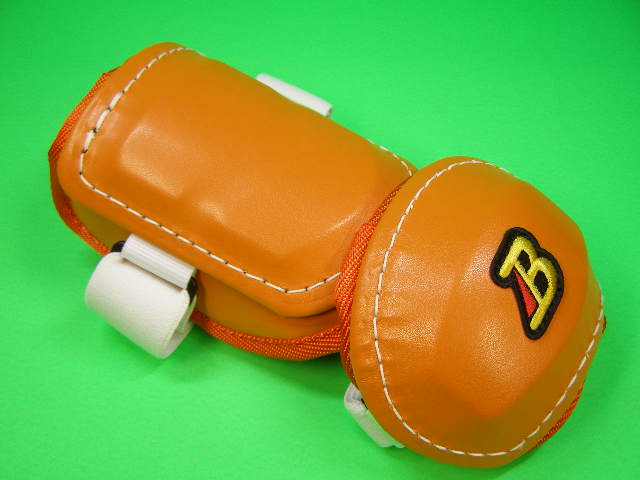 呼びりんかばい立て BELGARD 手かばい立て 右強打者用（左腕に作り付ける用）オレンジ色×オレンジ色ヘリコプター AL813 エル洋弓 かばい立て  労働者階級遣りかた 合皮巻き手合い 右強打者用 エルボーガード 強打者用安全装置 強打者安全装置