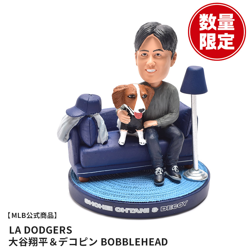 メジャーリーグベースボール BOBBLEHEAD LA DODGERS OHTANI SHOHEI ＋ DECOY ボブルヘッド マルチ MAJOR LEAGUE BASEBALL 大谷翔平 フィギュア バブルヘッド 首振り人形 人形 ロサンゼルス・ドジャース デコピン LOS ANGELES DODGERS ZSPO