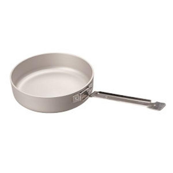 【クーポン＆P10倍★お買い物マラソン】エバニュー HD. ALU Pan 14 (EBY632) ／ フライパン 14cm 登山 キャンプ クッカー コッヘル アルミニウム ハンドル着脱式