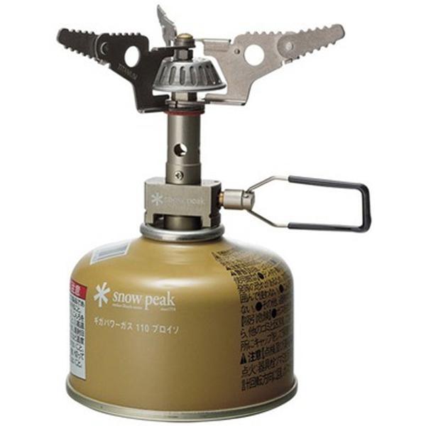 【クーポン券＆P5倍★百貨店SALE】スノーピーク ギガパワーマイクロマックスウルトラライト (GST-120R) ／ シングル焼却装置 難民キャンプ 山登り OD缶 軽さ パウダーコンパクト コンロ 最大限度最終生産物2800キロカロリー
