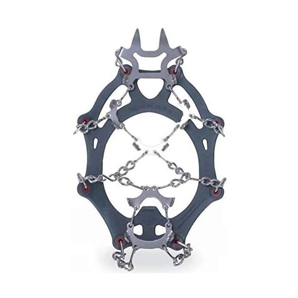 【クーポン＆P10倍★お買い物マラソン】スノーライン チェーンセンウルトラ M (SL87UES004) ／ チェーンスパイク 登山 10本爪 前爪 ラバーバンド ケース付き 冬の低山 夏の雪渓 残雪期 などに