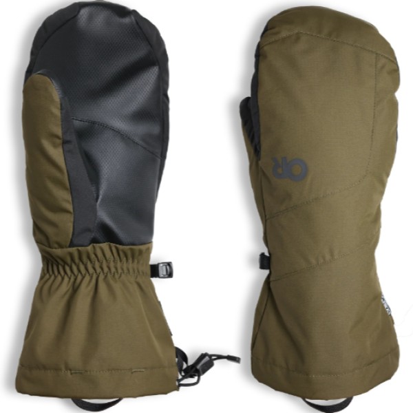 アウトドアリサーチ アドレナリン ミット メンズ (322576) ／ 登山 キャンプ スキー 手袋 冬用 スマホ対応 防水透湿 中綿入り 防風 防寒 保温　ミトン｜アウトドアショップベースキャンプ