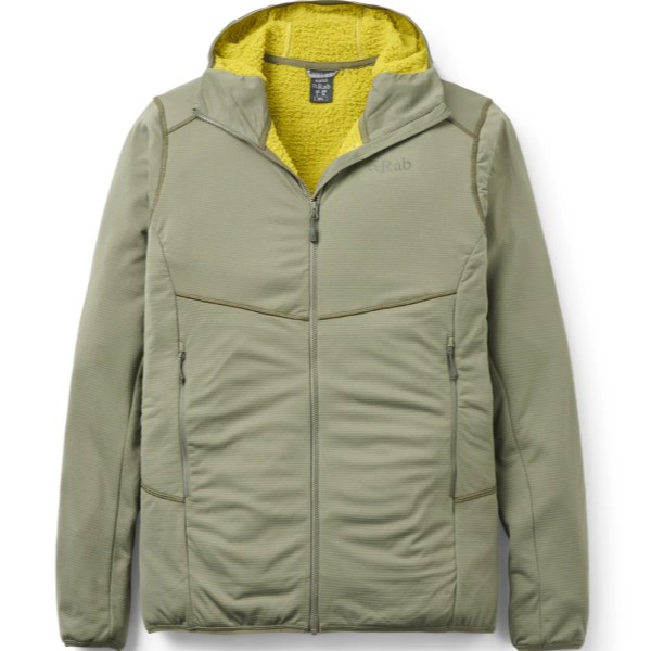 【クーポン＆P10倍★お買い物マラソン】ラブ エボリュートフーディ メンズ ／ 登山 トレイルラン アクティブインサレーション ミドルレイヤー アウター ジャケット プリマロフト 吸汗速乾 普段使いにも