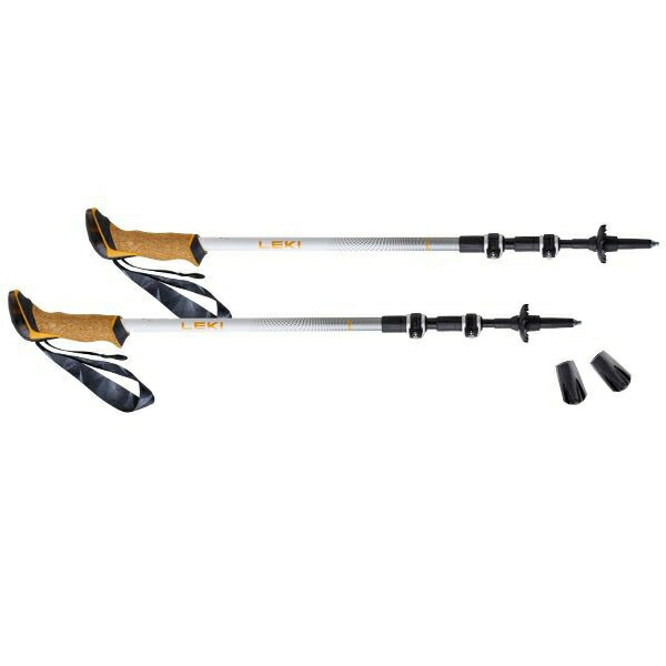 レキ クレシダ (1300486) ／ 登山 トレッキングポール 2本1組 64-125cm 三段伸縮式 ストック アルミ コンパクト収納
