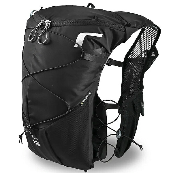 パーゴワークス ラッシュ11R (RP604) ／ トレイルランニング トレランパック 12L ザック 軽量 ハイドレーション対応 フィット調整可能 通気性 ストレッチメッシュ ショルダーポケット ジョギング ランニング｜アウトドアショップベースキャンプ