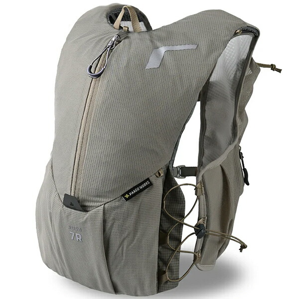 パーゴワークス ラッシュ7R (RP605) ／ トレイルランニング トレランパック 6.5L ザック 軽量 ハイドレーション対応 フィット調整可能 通気性 ストレッチメッシュ ショルダーポケット ジョギング ランニング