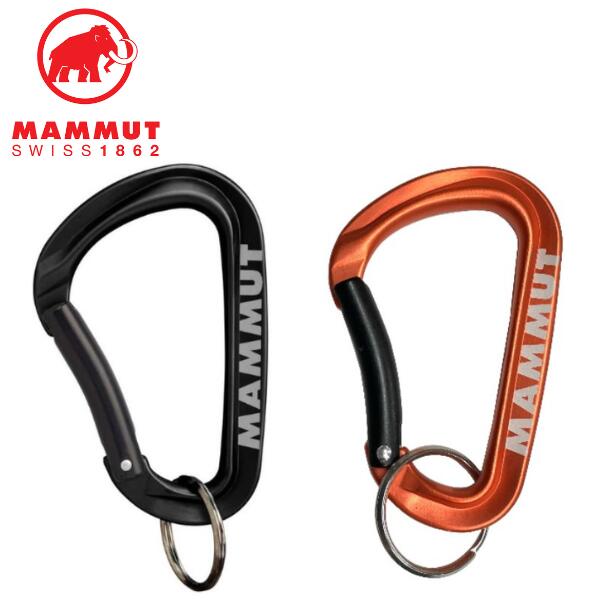 Karabina Mammut Mini Carabiner Workhorse Keylock L, Barva černá