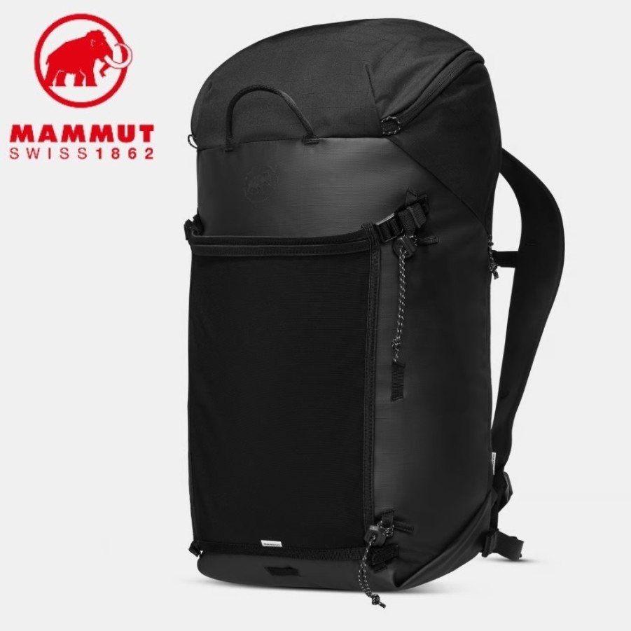【 マムート Alto 28 black 】 Mammutで最もタフな登山バックパックからインスピレーション 耐久性と耐水性に優れたリップストップ素材 通勤や日帰りハイキングなど幅広いシーンに｜BaseCamp OnlineShop 店