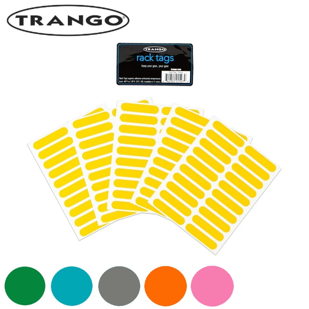 【楽天市場】【 TRANGO トランゴ ラックタグ (100p) 】 アクセサリー その他のアクセサリー ステッカー クライミング ...