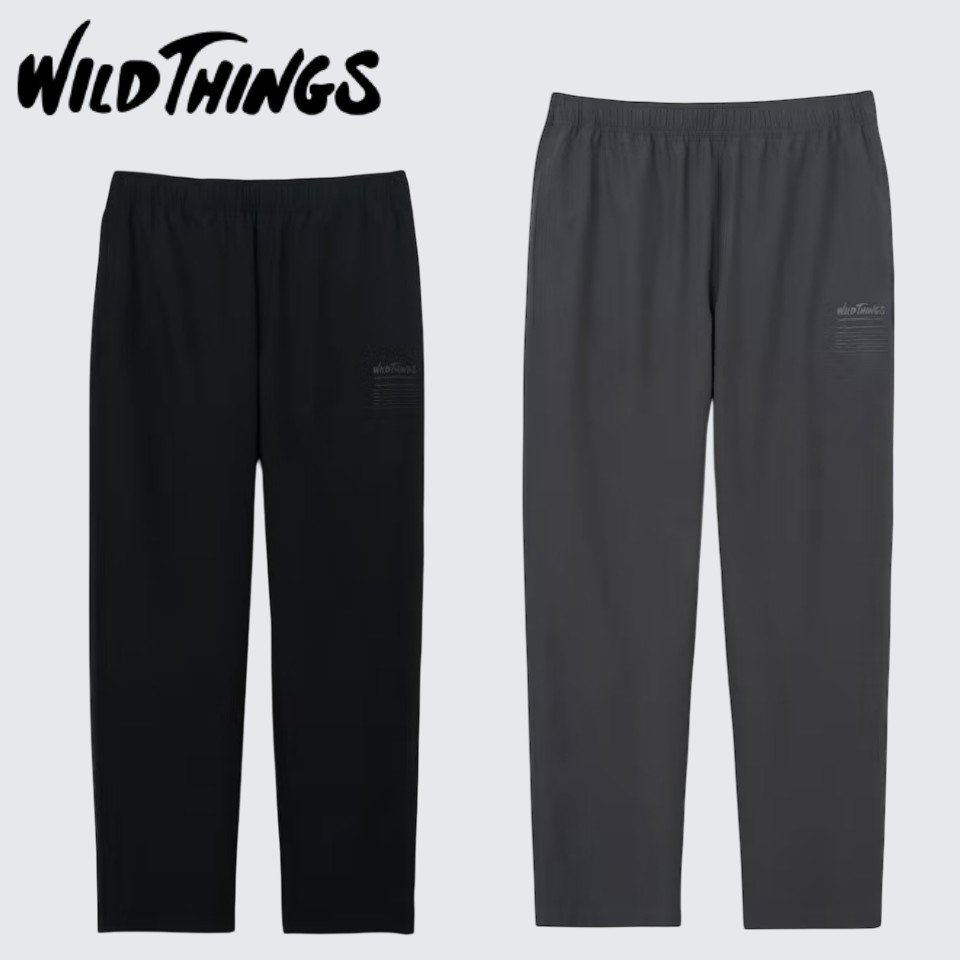【 WILD THINGS ワイルドシングス モーションパンツ 】 シンプルなデザインにワンアクセント ストレスフリーな穿き心地のポリエステル素材