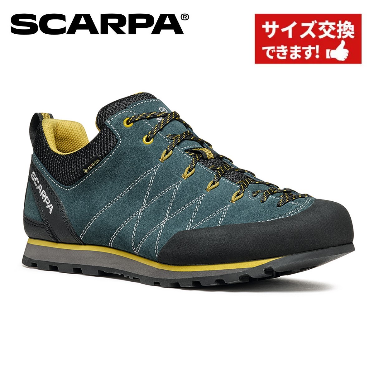 【楽天市場】【 スカルパ クラックス GTX ぺトロール 】 SCARPA 万能クライミングアプローチシューズ ゴアテックス 堅牢なスエード
