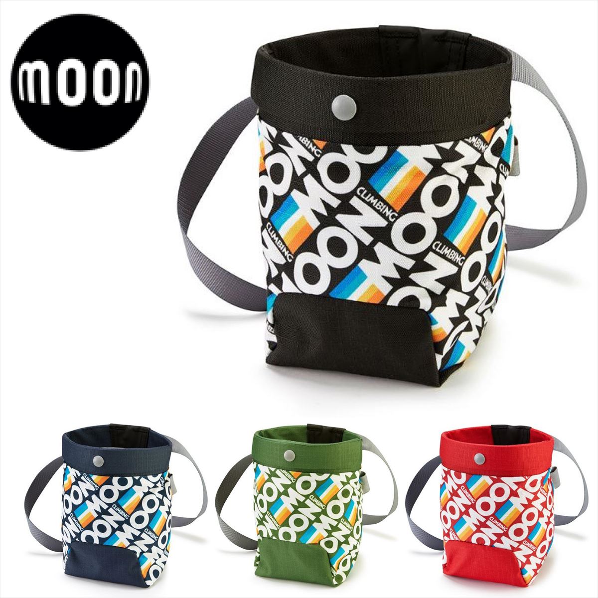 【楽天市場】【 MOON ムーン トラッドチョークバッグ レトロストライプ 】 チョークバッグ 腰付（ルート用） クライミングギア