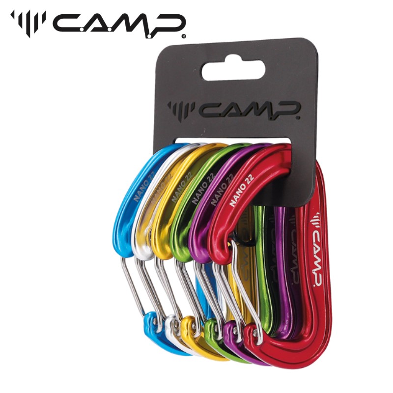 【楽天市場】【 CAMP カンプ NANO22 RACK PACK 6PACK 】 クライミングギア カラビナ/クイックドロー カラビナ