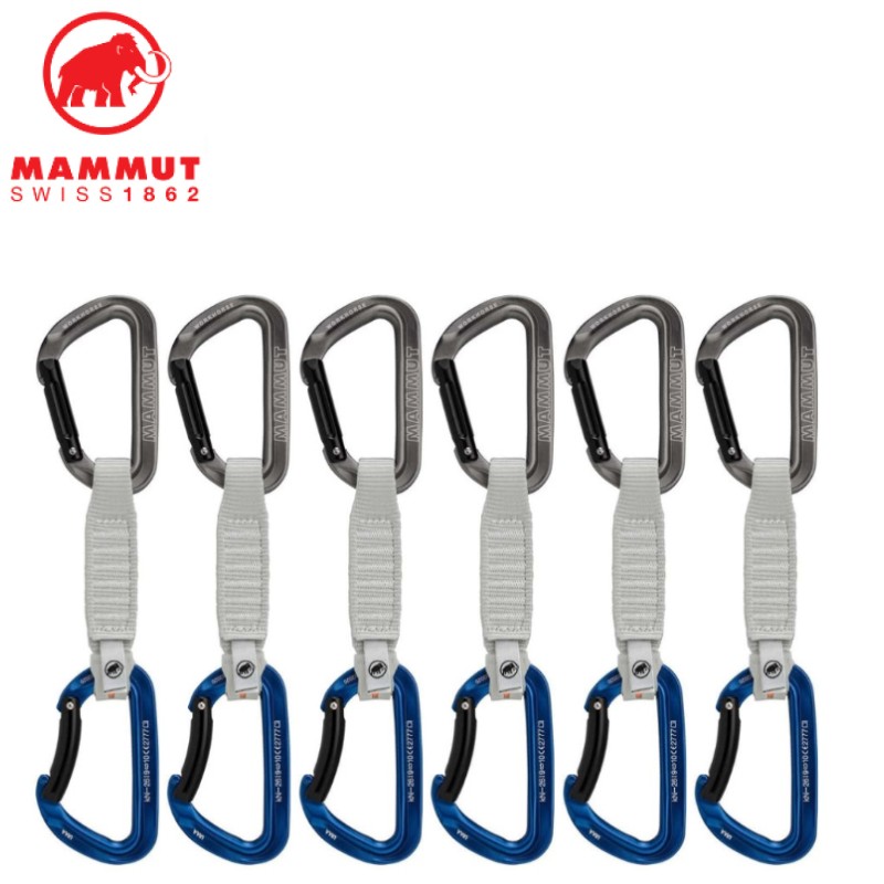 【 マムート Workhorse Keylock 12 cm 6-Pack Quickdraws 】 クライミングギア カラビナ/クイックドロー マムート カラビナ クイックドロー ヌンチャク 安全環付きカラビナ クライミング用品 登山 登山用品|BaseCamp OnlineShop 店