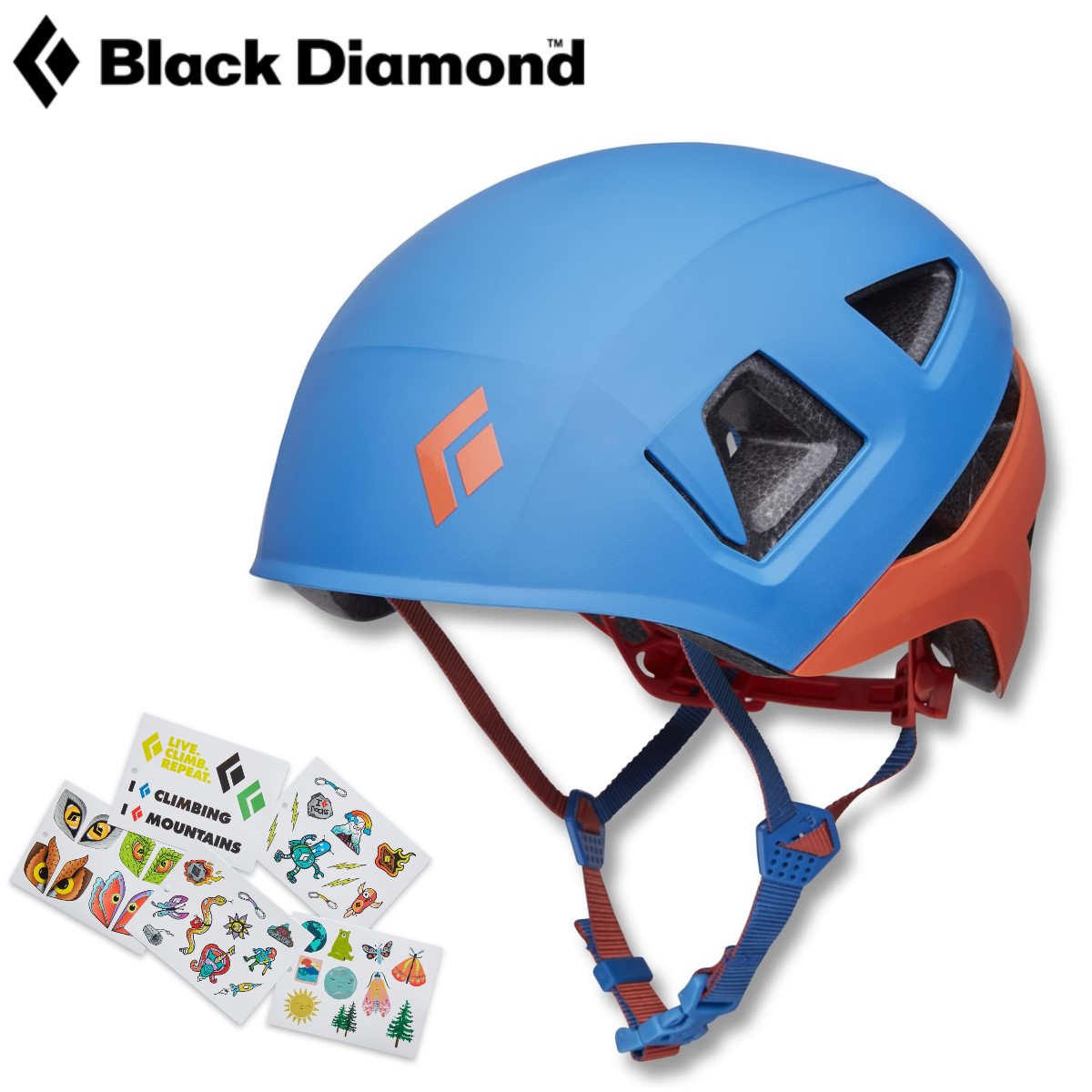 【楽天市場】【 ブラックダイヤモンド キッズキャピタン ウルトラブルー/パーシモン 】 クライミングギア グローブ/ビレイグラス/二ーバー