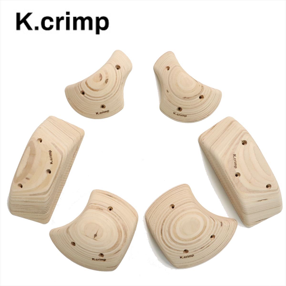 楽天市場】【 K.crimp 木製クライミングホールド XS（10個セット） 】 トレーニング フィンガーボード/ホールド トレーニング器具 フィンガーボード  ホールド クライミングギア クライミング用品 ボルダリング クライミング 登山 登山用品 送料無料 : BaseCamp OnlineShop ...