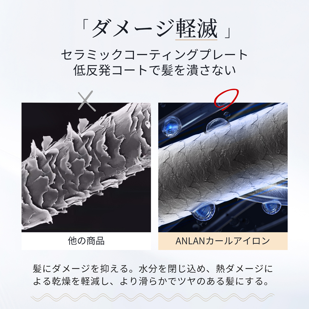 【美人百花掲載】オート カールアイロン 32mm コテ 自動＆手動両用 Amazon | 【美人百花掲載】ANLAN オート カールアイロン 32mm