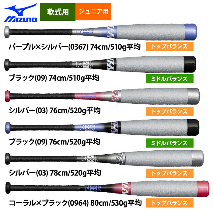 楽天市場】あす楽 ミズノ 少年野球 ジュニア用 高機能バット