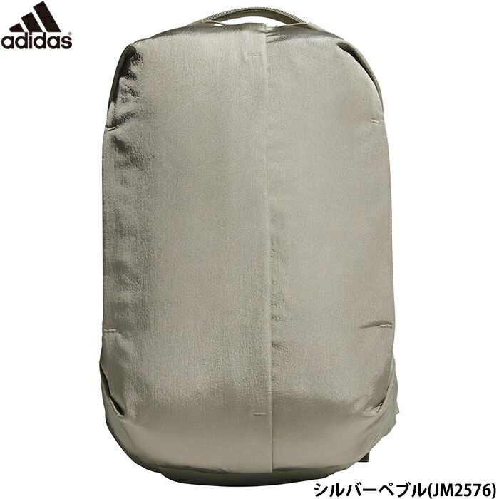 adidas アディダス バックパック 約20.5L シルバーペブル 4NWNL リュックサック 通勤 通学 ジム トレーニング リサイクル素材 JRZ13 JM2576 adi25fw