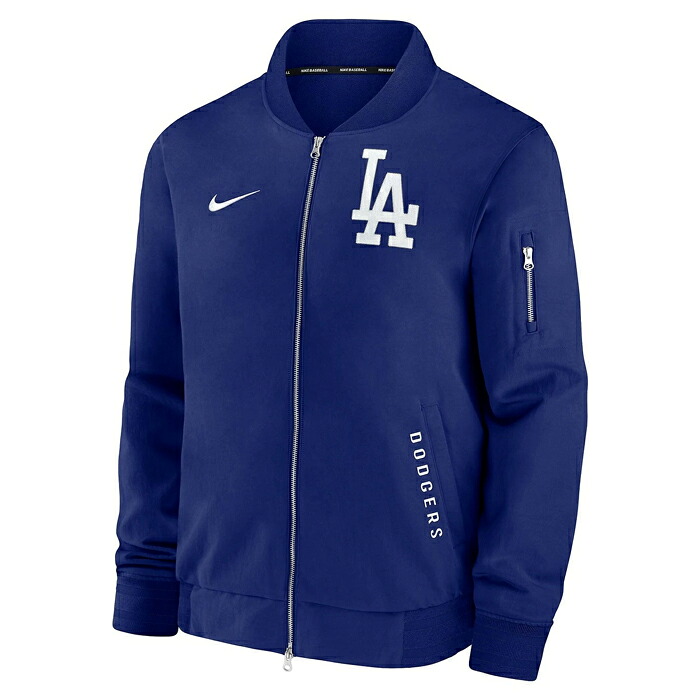 NIKE ロサンゼルス・ドジャース スタジアムジャンパー ダグアウト オーセンティック ナイキ 02F3-0C7K-LD-TZ7 nik26ss｜野球専門店ベースマン店