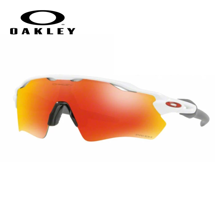 OAKLEY オークリー スポーツサングラス ブラック 飾りロゴ オレンジ OAKLEY スポーツサングラス（色：オレンジ系）｜スポーツ