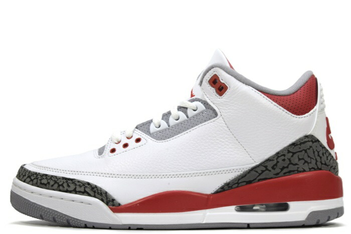 エアジョーダン3レトロ ブラック/レッド US9 楽天市場】NIKE AIR JORDAN 3 RETRO OG “BLACK/CEMENT”black