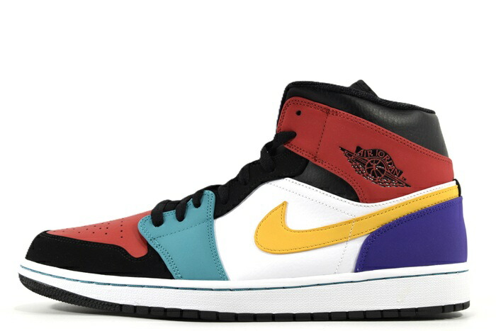 【31.0cm/US13】NIKE "MULTI COLOR"AIR JORDAN 1 MIDナイキ エア ジョーダン 1 ミッド マルチカラー554724 125【新古品】｜BASEMENT TOKYO
